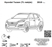 Фаркоп 6762-A Oris на Hyundai Tucson рестайл 2018-2021 без выреза в бампере. Тип шара: A. Нагрузки: 1600/100 кг, масса фаркопа 17,5 кг (без электрики в комплекте) от магазина ФаркопРос